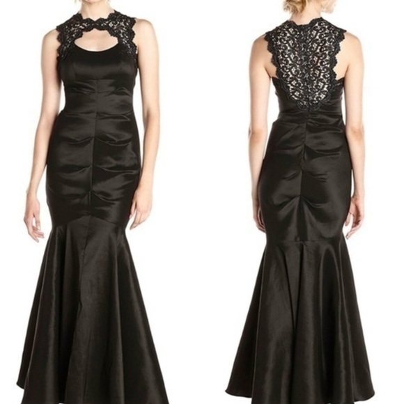Xscape Dresses & Skirts - XSCAPE Lace & Satin Mermaid Gown